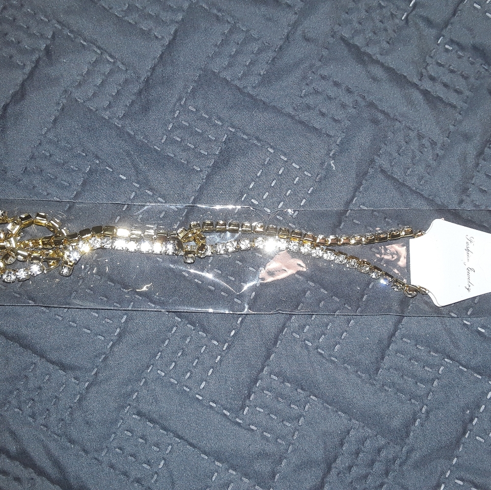 18 Inches Gorgeous Mens Gold Tennis Chain Icy Diam